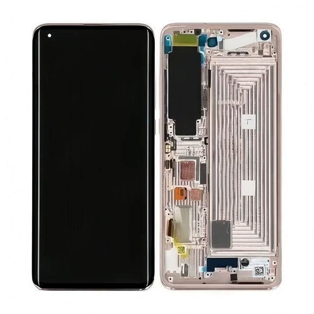 For Xiaomi Mi 10 Pro OLED assembly With Frame White Premium OEM (SKU:1563071)