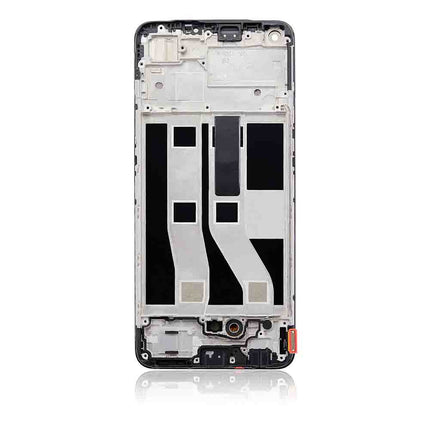 For OPPO A74 5G LCD Assembly with Frame Black(Refurbished)(SKU:1497138)