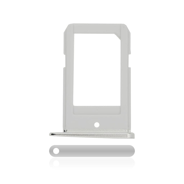 For Samsung Galaxy S6 Edge/G925F | Sim Card Tray/Silver | White(Premium OEM)