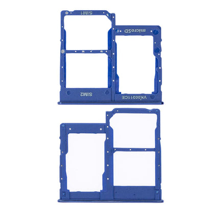 For Samsung Galaxy A40/A405F Sim Card Tray/Dual Sim Card Blue ( Premium OEM )(SKU:1134921)