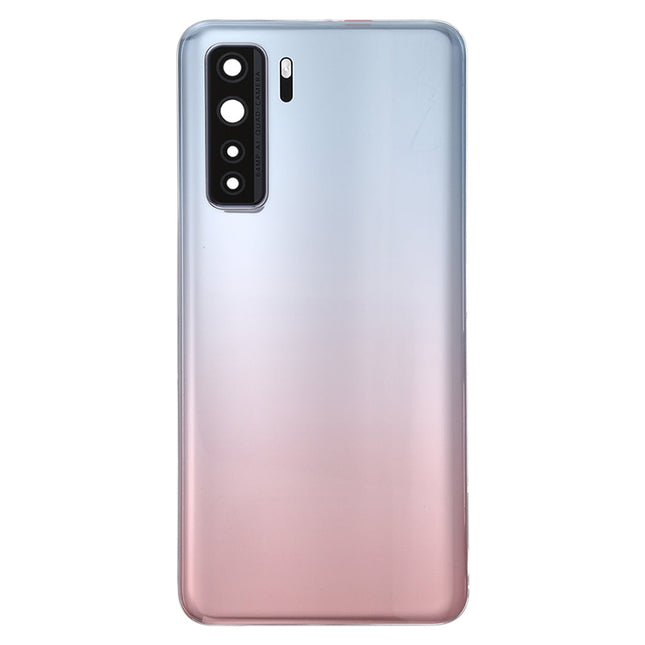 For Huawei P40 Lite 5G | Back Cover With Camera Cover | Silver(Aftermarket Plus)