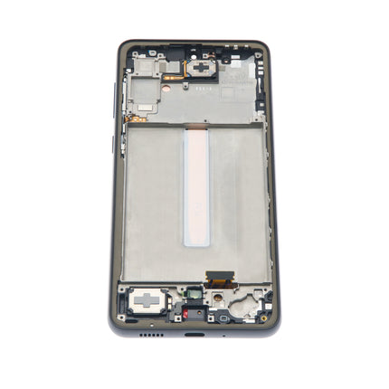 For Samsung Galaxy A33 5G / OLED assembly With frame / black  (Refurbished)(SKU:1554807)