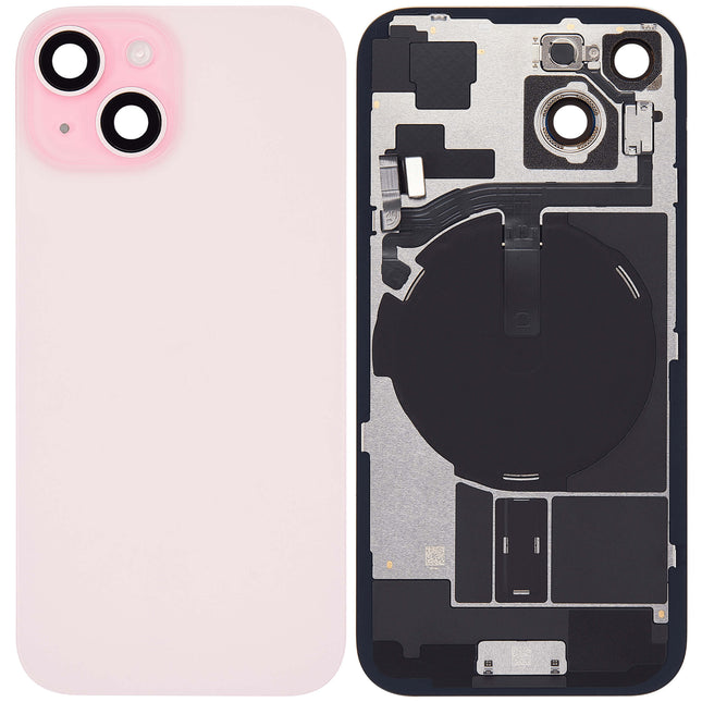 For iPhone 15 Lens for back cover With bracket and back camera lens / Magnetic | Pink (Aftermarket Plus)