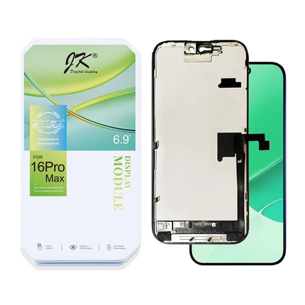 JK for iPhone 16 Pro Max LCD Assembly | Incell | IC Removable | Black ***DE warehouse*** (SKU: 1569488)