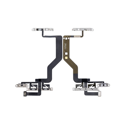 For iPhone 12 Mini Volume On/Off Flex Cable With Clip (Premium OEM)(SKU:1453266)