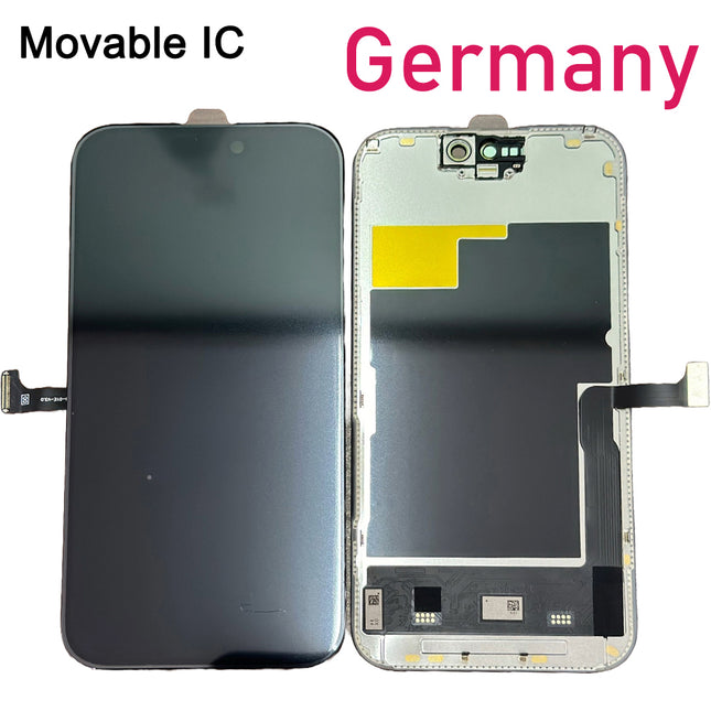 DD for iPhone 15 Pro LCD Assembly / Soft OLED / IC Removable | Black ***DE Warehouse***