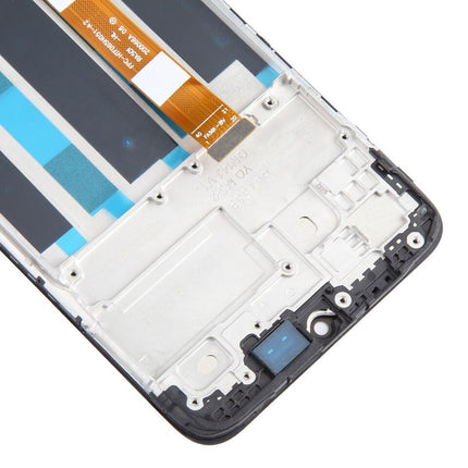 For OPPO A15 LCD Assembly With Frame Black(Refurbished)(SKU:1463929)