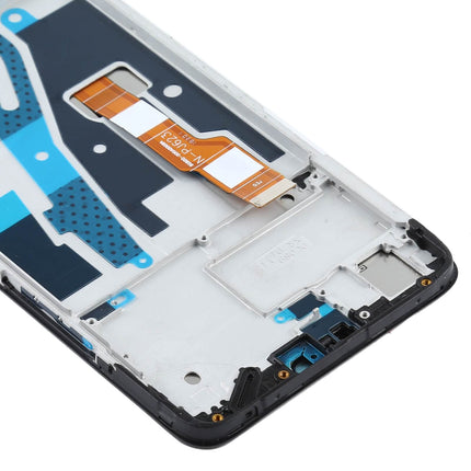 For OPPO F7 LCD Assembly With Frame Black(Refurbished)(SKU:1530414)