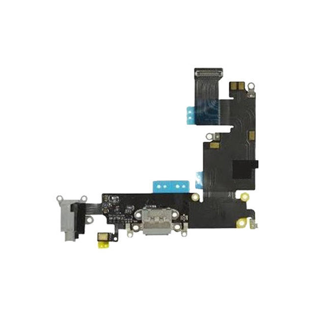For iPhone 6 | Charge Port Flex Cable/Earphone Flex Cable | Gray(Refurbished)