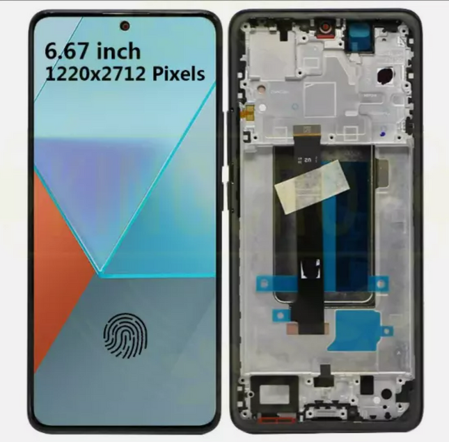 For Xiaomi Redmi Note 13 Pro+ | LCD Assembly With Frame | Green (Premium OEM)