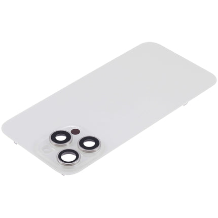 For iPhone 15 Pro Max Lens for back cover With bracket and back camera lens / Magnetic White (Aftermarket Plus)(SKU:1555168)