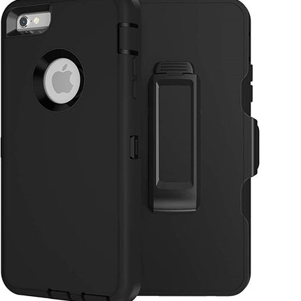 For iPhone 6/6S no logo phone case|Black