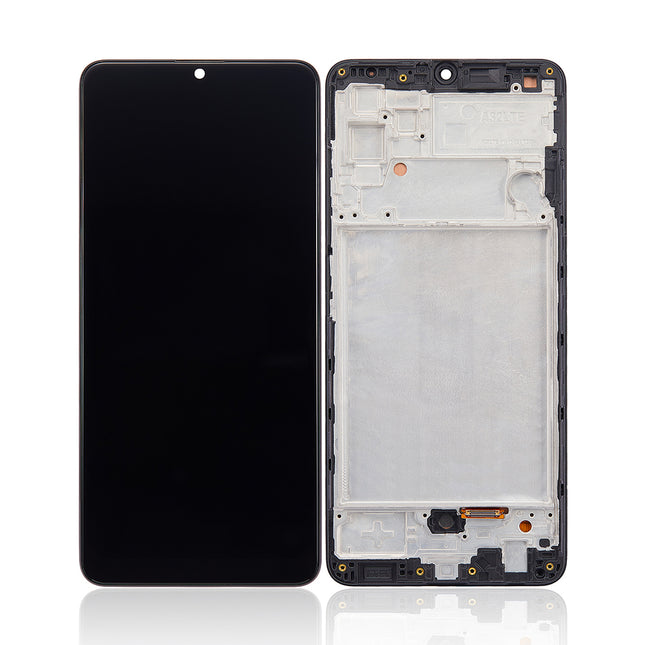 For Samsung Galaxy A32 4G | LCD Assembly With Frame | Black(Refurbished)