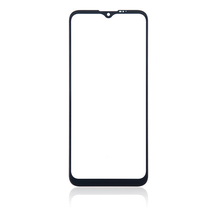 For Motorola G8 Power Lite | Front Glass Lens With OCA | Black(Aftermarket Plus)