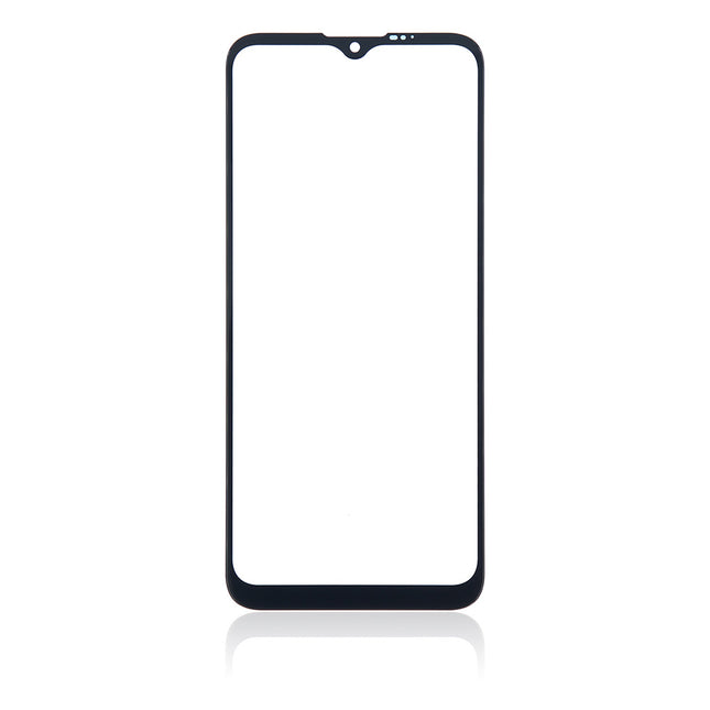 For Motorola G8 Power Lite | Front Glass Lens With OCA | Black(Aftermarket Plus)
