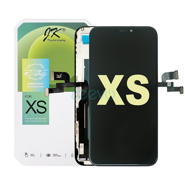 JK * For iPhone Xs | LCD Assembly / Incell | Black (Aftermarket) 