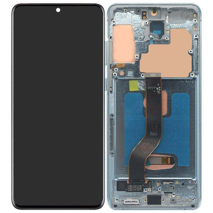 For Samsung Galaxy S20/S20 5G | LCD Assembly With Frame | Blue(Refurbished)