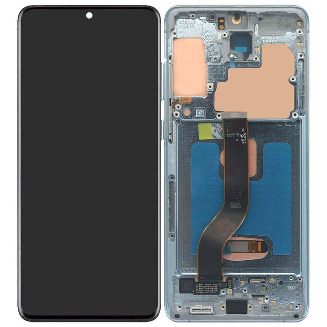 For Samsung Galaxy S20/S20 5G | LCD Assembly With Frame | Blue(Refurbished)