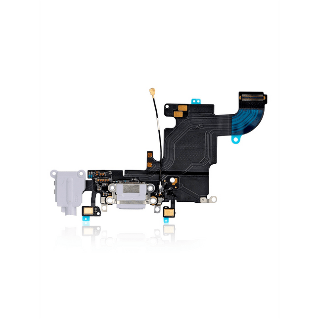 For iPhone 6s | Charge Port Flex Cable/Earphone Flex Cable | White(Aftermarket)