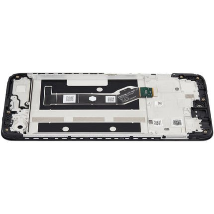 For Motorola Moto G15 LCD assembly with frame Black (Refurbished) (SKU:1564067)