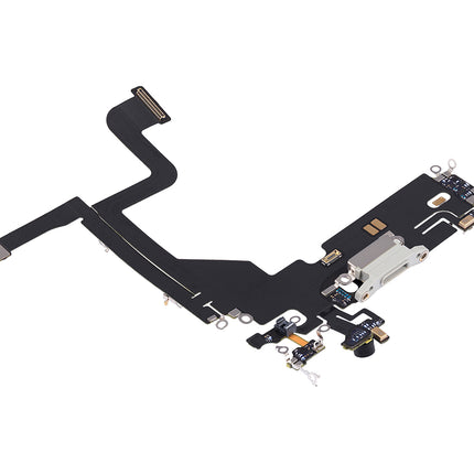 For iPhone 13 pro Charge Port Flex Cabe Silver(Premium OEM)(SKU:1478617)