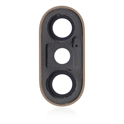 For iPhone Xs max Camera Lens With Frame/Sticker Gold(Premium OEM)(SKU:1091366)