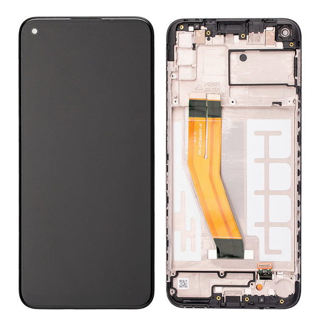 For Samsung Galaxy A11,M11,A115A,A115AZ,A115U,A115U1,A115W,A115DL, LCD Assembly With Frame (161.5mm Version)Black(Refurbished)