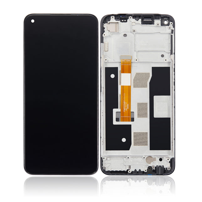 For OPPO A54 4G | LCD Assembly with Frame | Black(Refurbished)