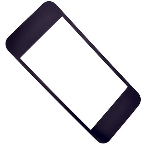 For Nintendo New 2DS Front glass top | Black