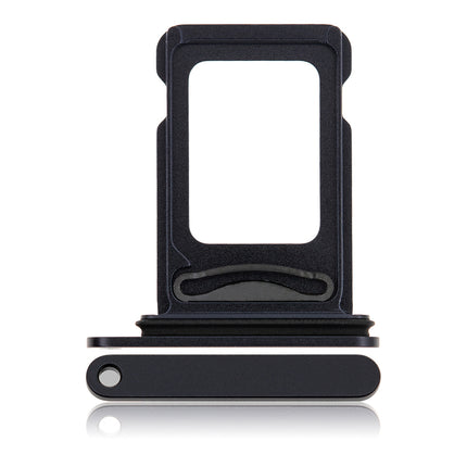 For iPhone 12 | Sim Card Tray/Dual Sim Card | Black(Premium OEM)