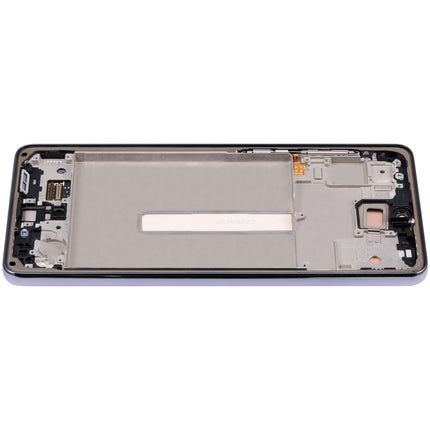 For Samsung Galaxy A73 5G 5G / OLED assembly With frame / black  (Refurbished)(SKU:1497749)