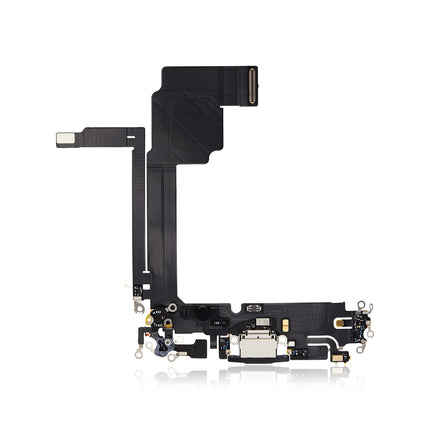 For iPhone 15 Pro Max Charge Port Flex Cable | Black (Premium OEM)