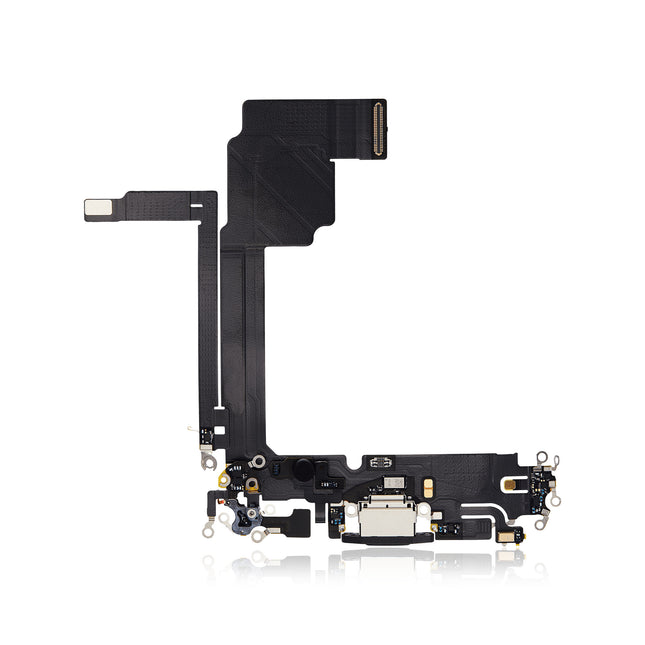 For iPhone 15 Pro Max Charge Port Flex Cable | Black (Premium OEM)