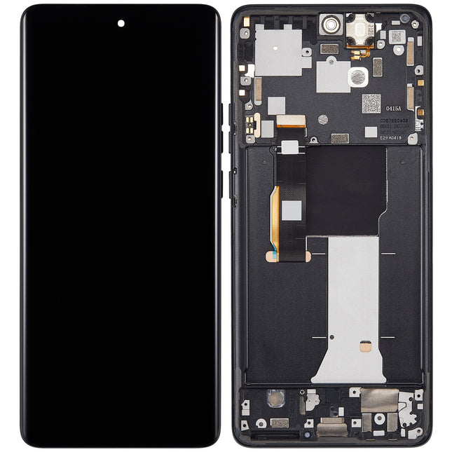 For Motorola Edge 2023 OLED assembly with Frame Black (SKU:1565297)