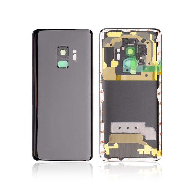 For Samsung Galaxy S9/G960 | Back Cover With Camera Cover(No Logo) | Black(Aftermarket Plus)