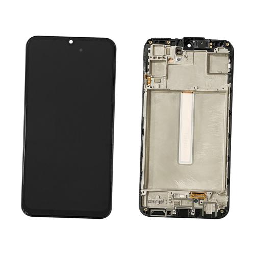 For Samsung M34 5G LCD assembly incell With Frame Black Aftermarket (SKU:1562880)