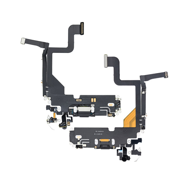 For iPhone 13 pro | Charge Port Flex Cabe | Black / Graphite (Premium OEM)