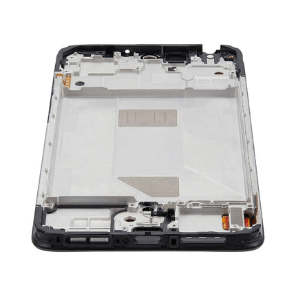 For Xiaomi Redmi Note 14 4G OLED assembly with Frame Black / Small Panel (Aftermarket Plus) (SKU:1564672)