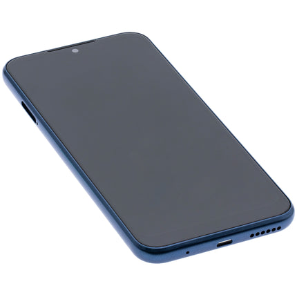 For Motorola E 2020 LCD assembly With Frame/XT2052 Blue (SKU:1565311)