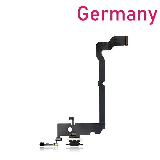 For iPhone Xs max Charge Port Flex Cable | Black (Refurbished)***DE Warehouse***