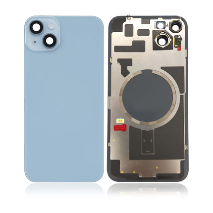 For iPhone 14 Plus | Lens for back cover With bracket and back camera lens / Magnetic | Blue (Aftermarket Plus)