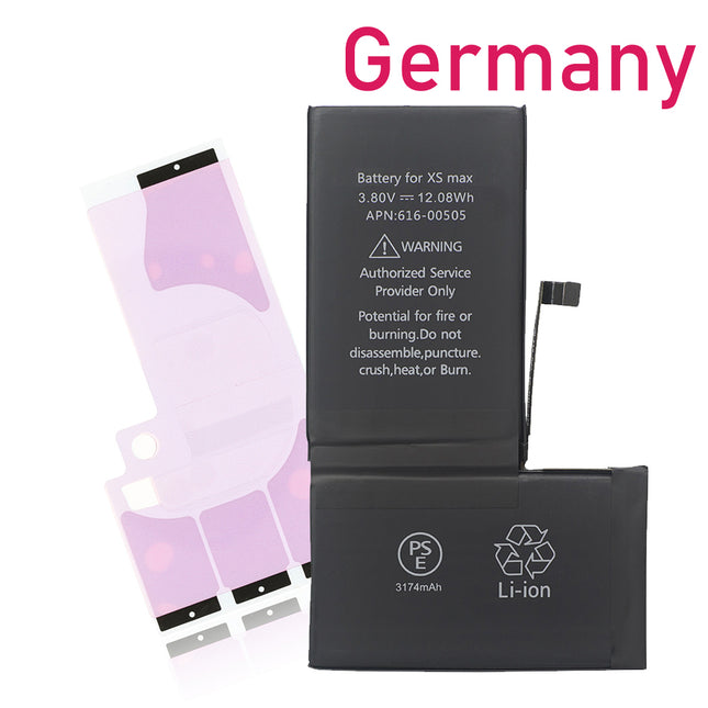 For iPhone XS Max | Battery with sticker / adhesive (Premium OEM) ***DE Warehouse***
