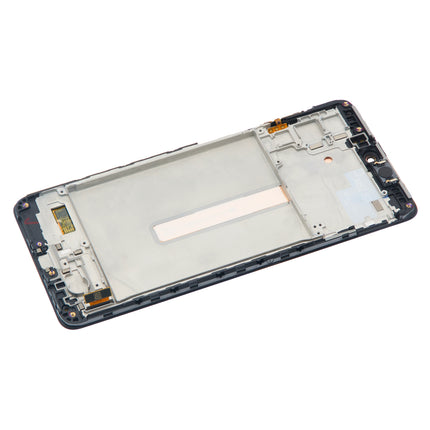 For Samsung Galaxy M52 5G 5G / OLED assembly With frame / black  (Premium OEM)(SKU:1503503)