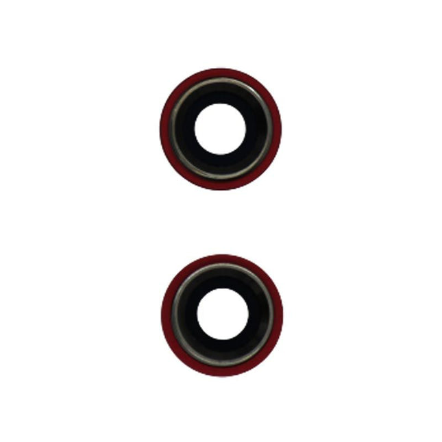 For iPhone 11 | Camera Lens With Frame/Sticker | Red(Premium OEM)