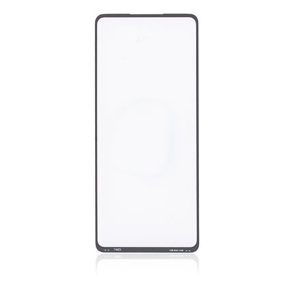 For Samsung Galaxy A72 4G / A725 front glass lens With OCA Black (Aftermarket Plus)***DE Warehouse***(SKU:1507052)