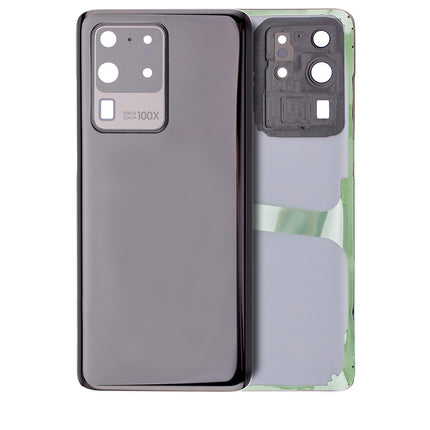 For Samsung Galaxy S20 Ultra | Back Cover With Camera Cover(No Logo) | Black(Aftermarket Plus)
