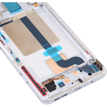 For Xiaomi Poco F4 GT OLED assembly with frame Silver (Premium OEM) (SKU:1563658)