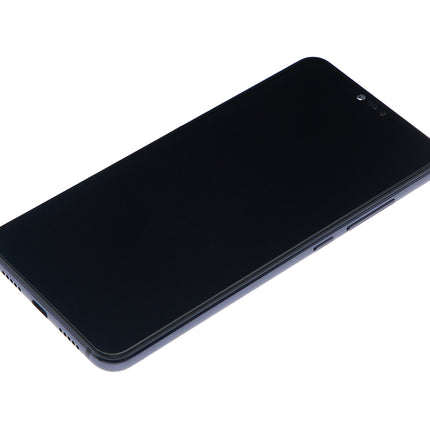 For xiaomi 8 Lite LCD Assembly With Frame Black(Refurbished)(SKU:1479645)