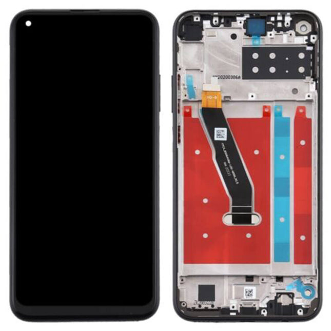 For Huawei P40 lite E/Y7 Prime 2020 | LCD Assembly With Frame | Black(Refurbished)