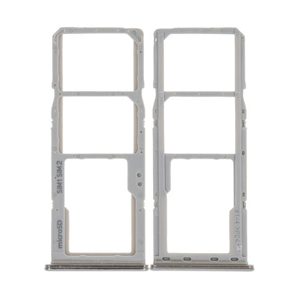 For Samsung Galaxy A70/A705 Sim Card Tray/Dual Sim Card Silver(Premium OEM)(SKU:1475978)